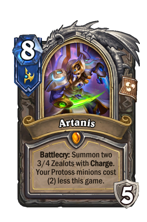 Artanis Hearthstone kártya