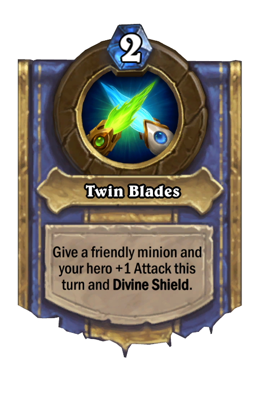 Twin Blades Hearthstone kártya