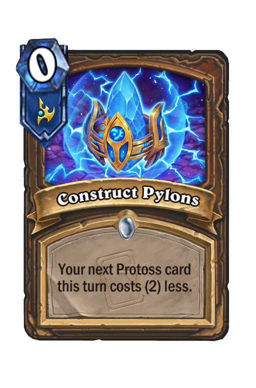 Construct Pylons Hearthstone kártya