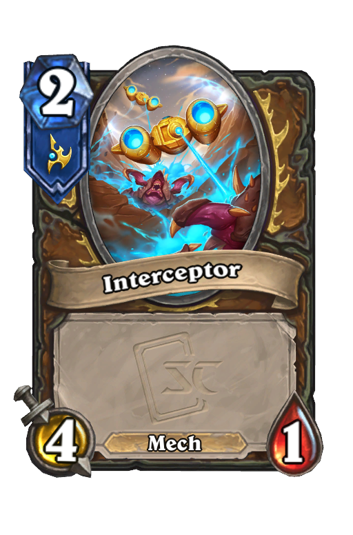 Interceptor Hearthstone kártya