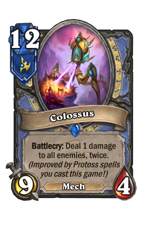 Colossus Hearthstone kártya