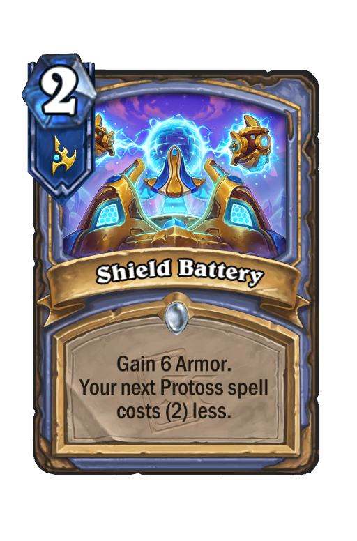 Shield Battery Hearthstone kártya