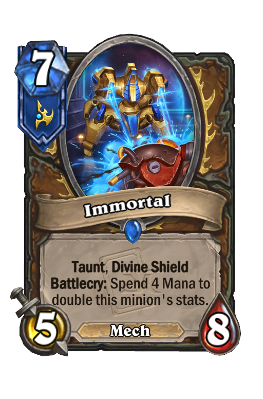 Immortal Hearthstone kártya