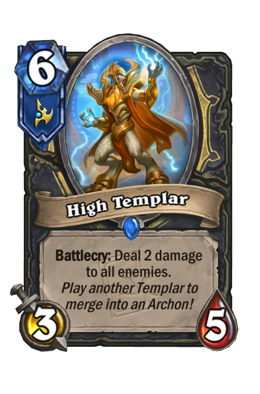 High Templar Hearthstone kártya