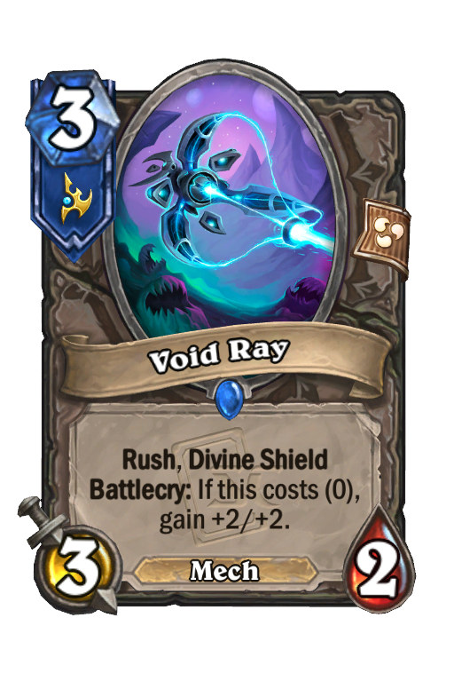 Void Ray Hearthstone kártya