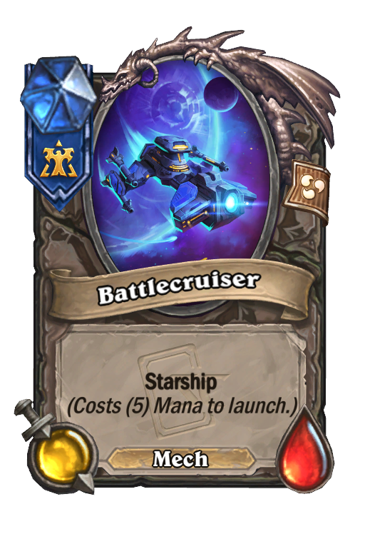 Battlecruiser Hearthstone kártya