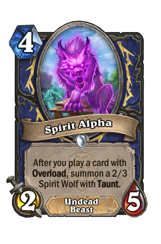Spirit Alpha Hearthstone kártya