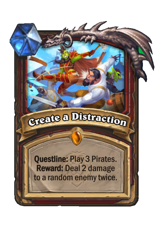 Create a Distraction Hearthstone kártya