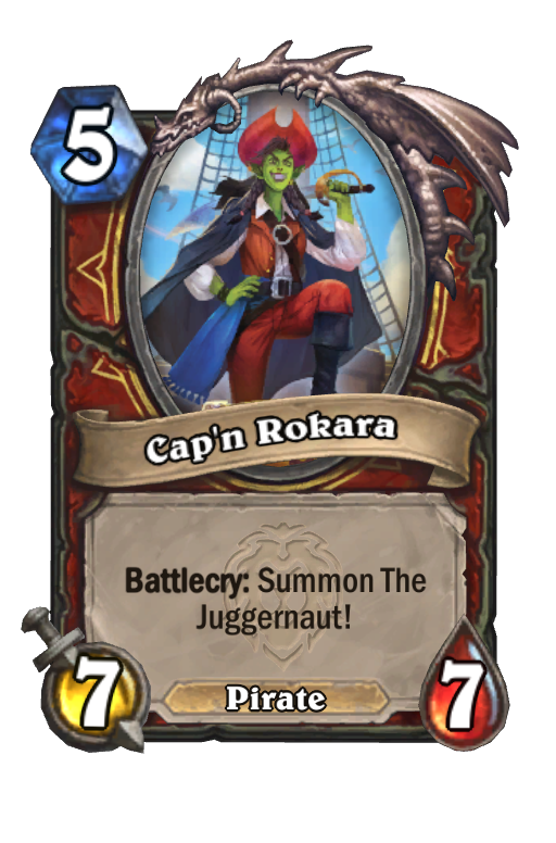 Cap'n Rokara Hearthstone kártya