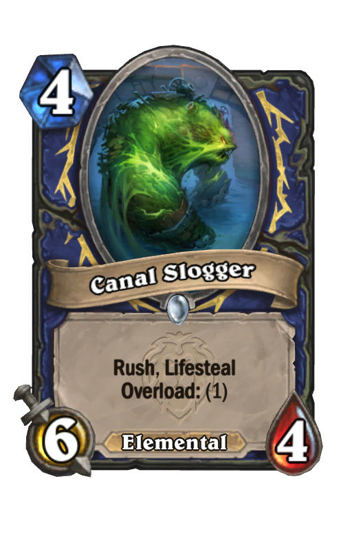 Canal Slogger Hearthstone kártya