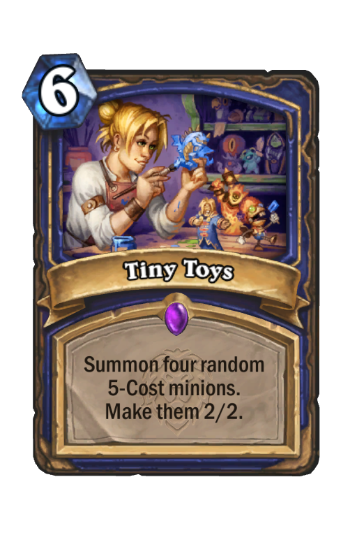 Tiny Toys Hearthstone kártya