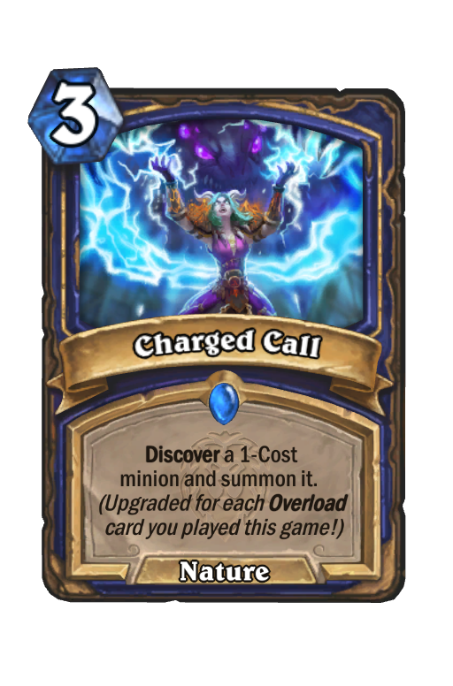 Charged Call Hearthstone kártya