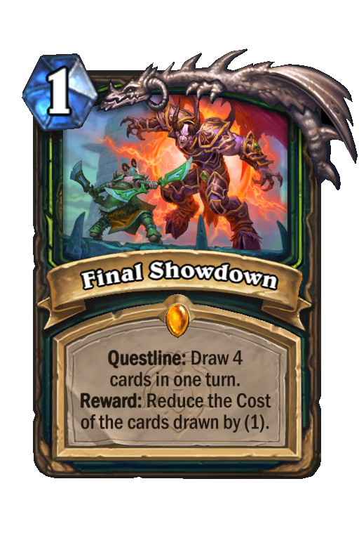 Final Showdown Hearthstone kártya
