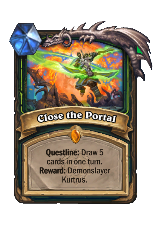 Close the Portal Hearthstone kártya