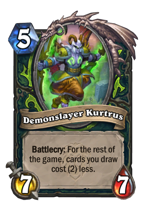 Demonslayer Kurtrus Hearthstone kártya