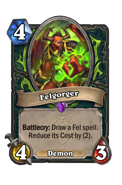 Felgorger Hearthstone kártya