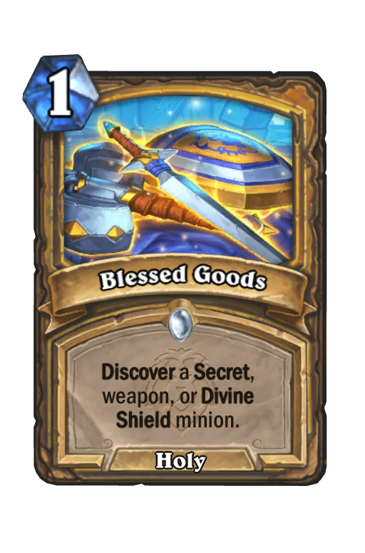 Blessed Goods Hearthstone kártya