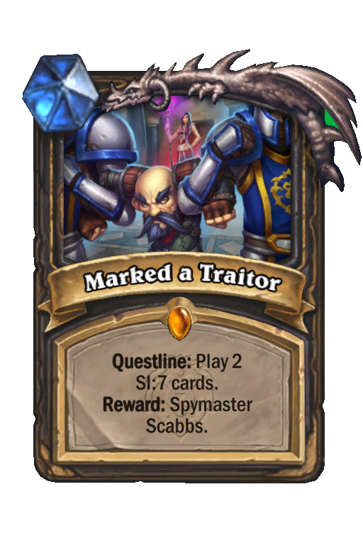 Marked a Traitor Hearthstone kártya