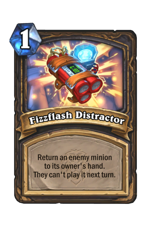 Fizzflash Distractor Hearthstone kártya