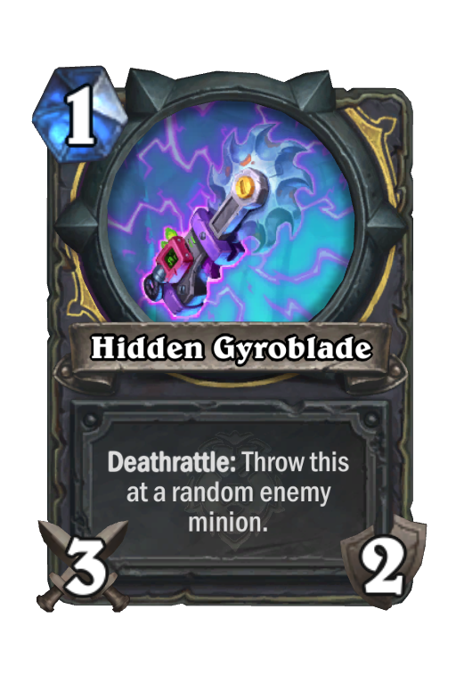 Hidden Gyroblade Hearthstone kártya