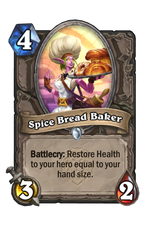 Spice Bread Baker Hearthstone kártya