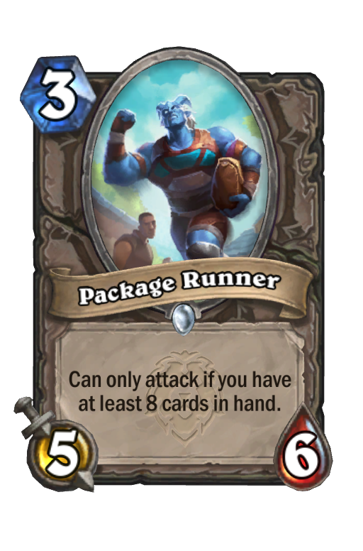 Package Runner Hearthstone kártya