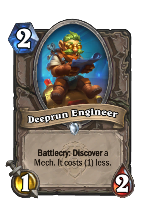 Deeprun Engineer Hearthstone kártya