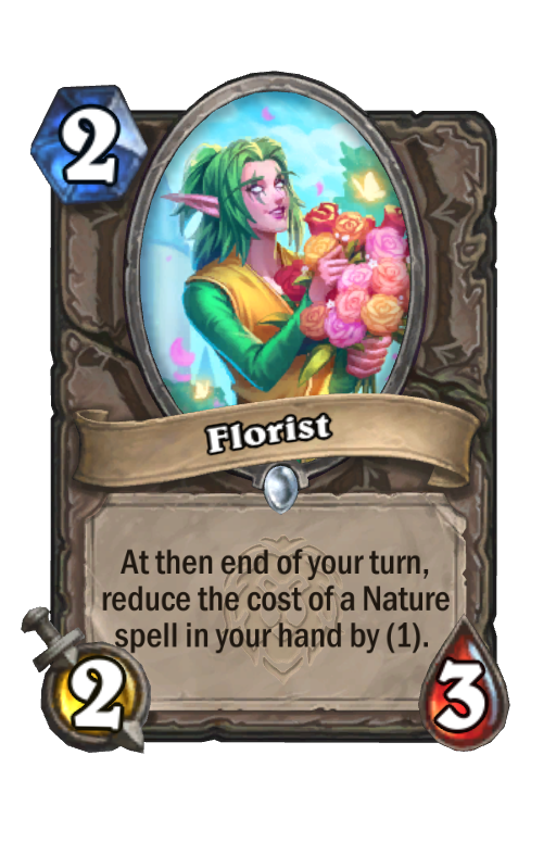 Florist Hearthstone kártya