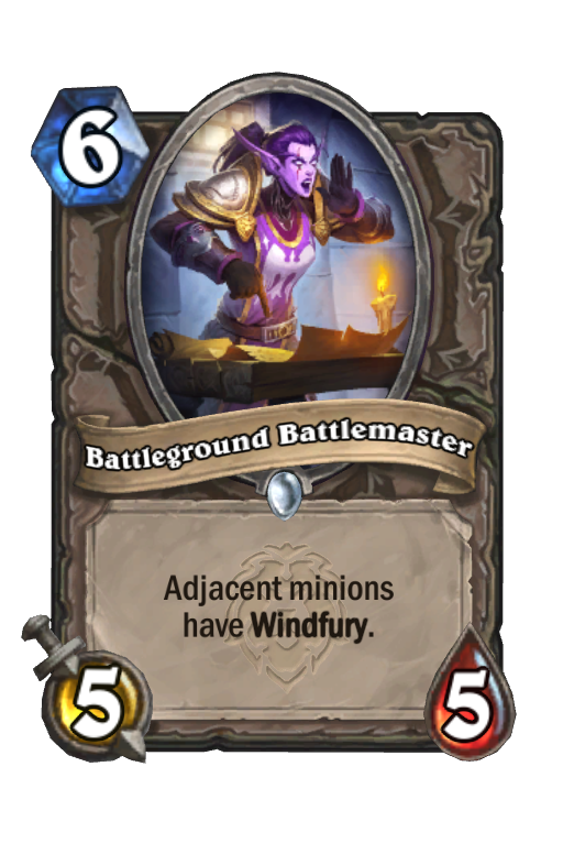 Battleground Battlemaster Hearthstone kártya