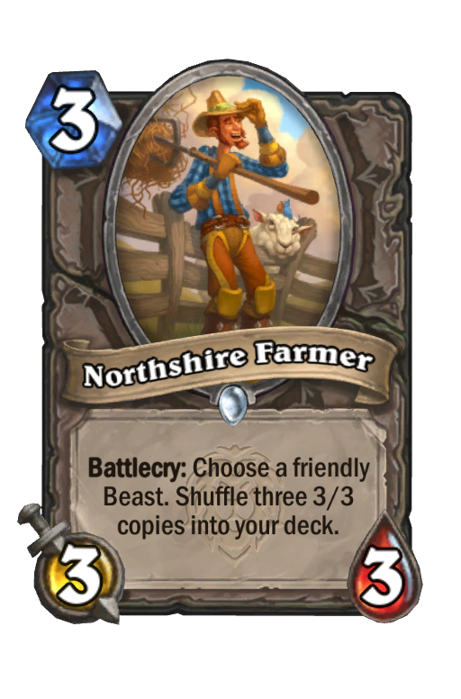 Northshire Farmer Hearthstone kártya