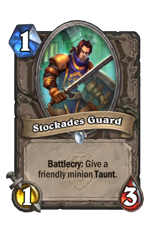 Stockades Guard Hearthstone kártya