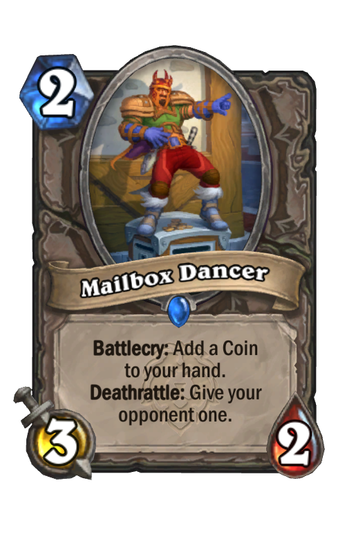 Mailbox Dancer Hearthstone kártya