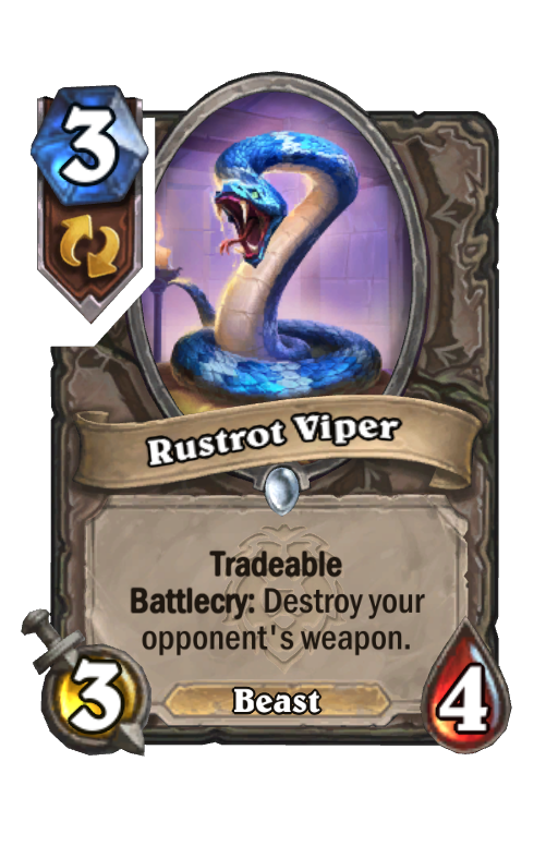 Rustrot Viper Hearthstone kártya
