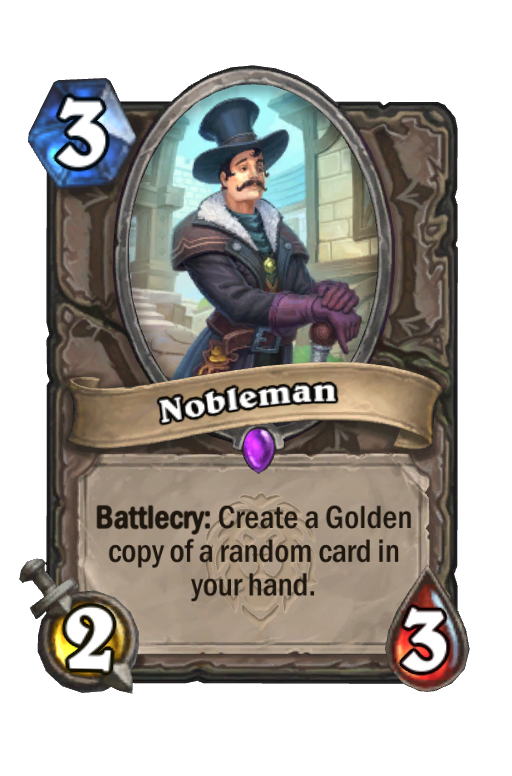 Nobleman Hearthstone kártya