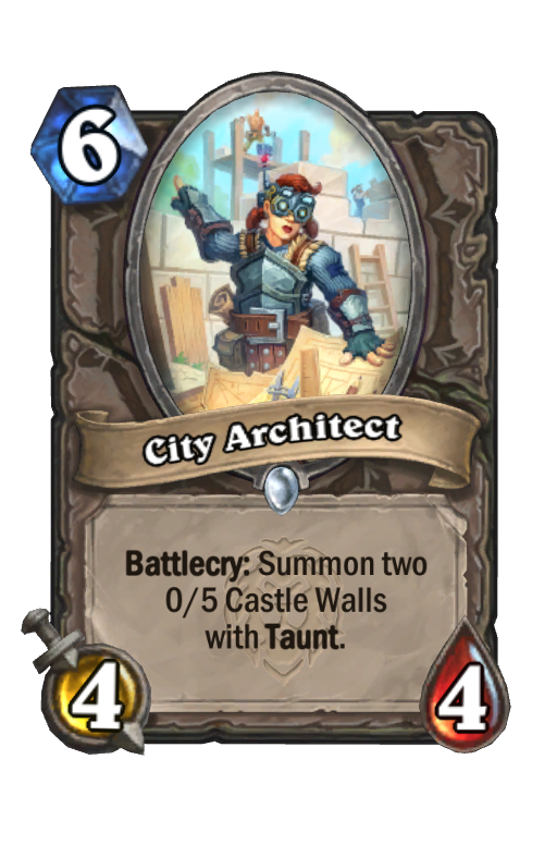 City Architect Hearthstone kártya