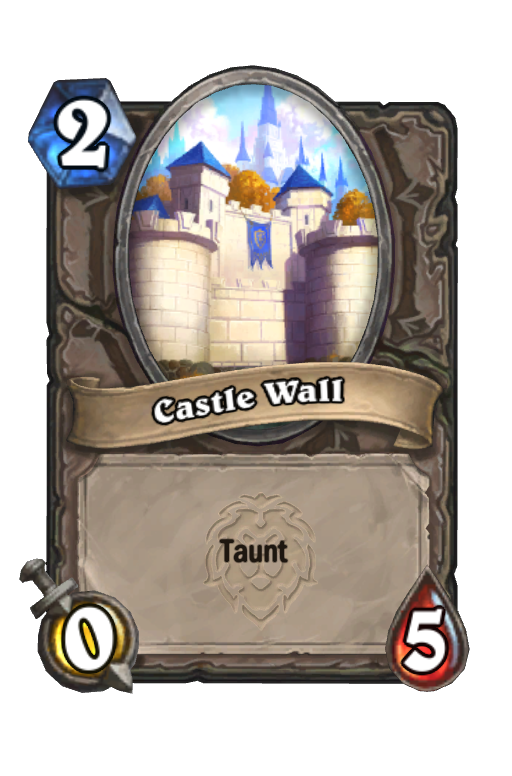 Castle Wall Hearthstone kártya