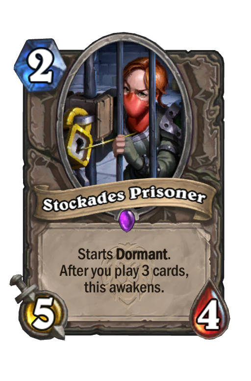 Stockades Prisoner Hearthstone kártya