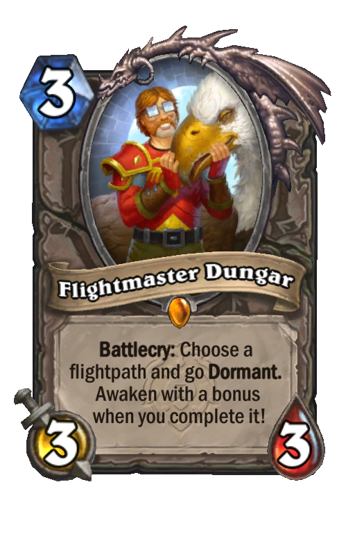 Flightmaster Dungar Hearthstone kártya