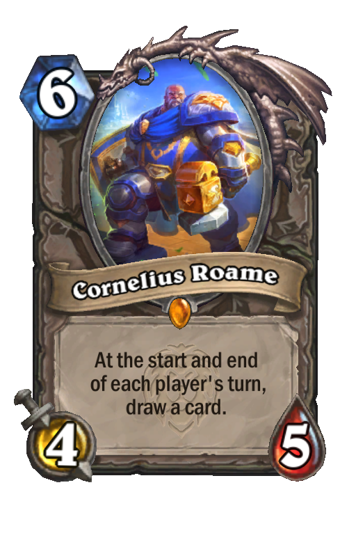 Cornelius Roame Hearthstone kártya