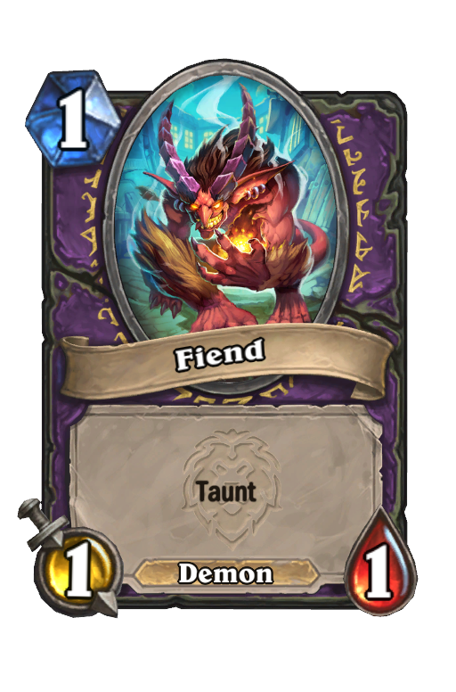 Fiend Hearthstone kártya