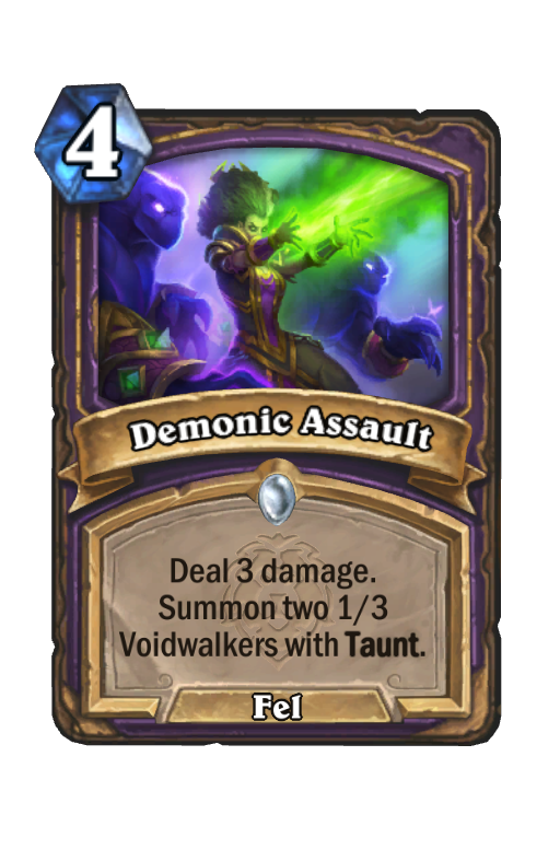 Demonic Assault Hearthstone kártya