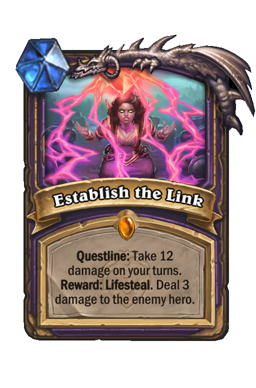 Establish the Link Hearthstone kártya