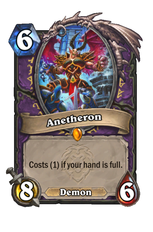 Anetheron Hearthstone kártya