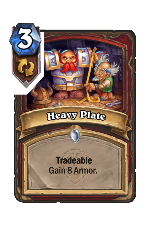 Heavy Plate Hearthstone kártya