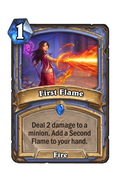 First Flame Hearthstone kártya