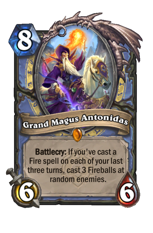 Grand Magus Antonidas Hearthstone kártya