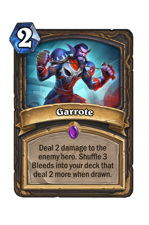 Garrote Hearthstone kártya