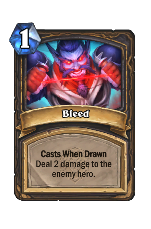 Bleed Hearthstone kártya