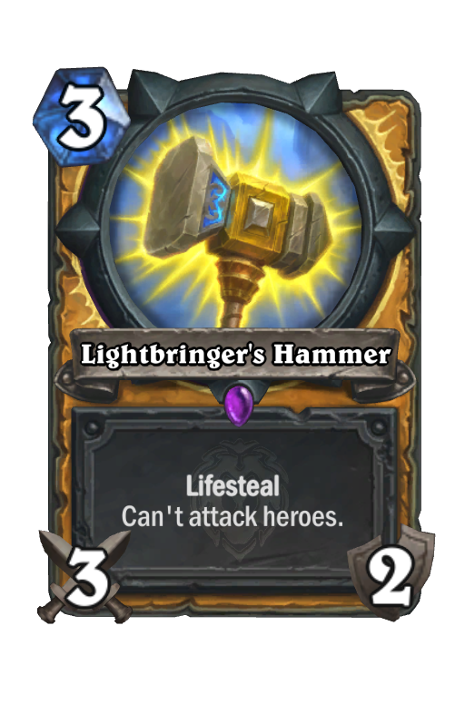 Lightbringer's Hammer Hearthstone kártya