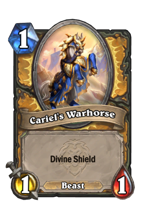 Cariel's Warhorse Hearthstone kártya